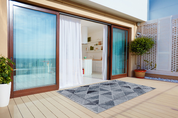 Alfombra exterior 3d sólido