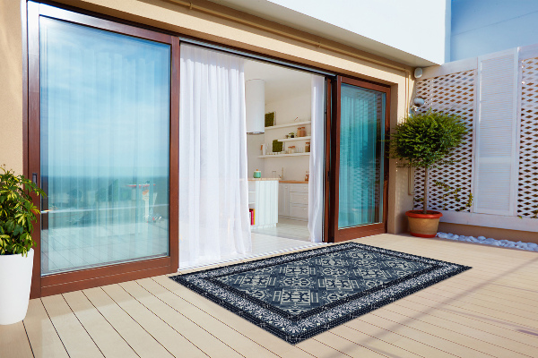 Alfombra exterior Navy blue talavera