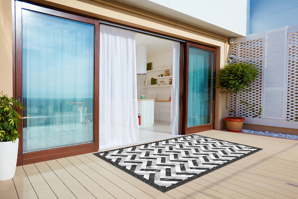 Alfombra terraza Mosaico de mármol