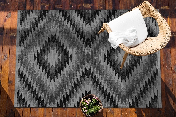 Alfombra terraza Oscuro paralelo de