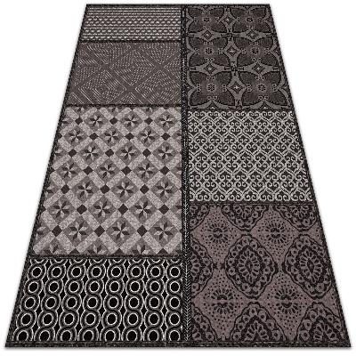 Alfombra exterior Combinación de varios diseños