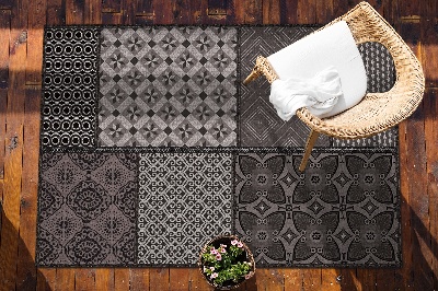 Alfombra exterior Combinación de varios diseños