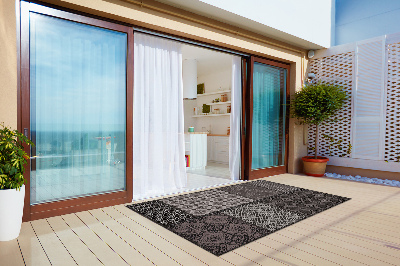 Alfombra exterior Combinación de varios diseños