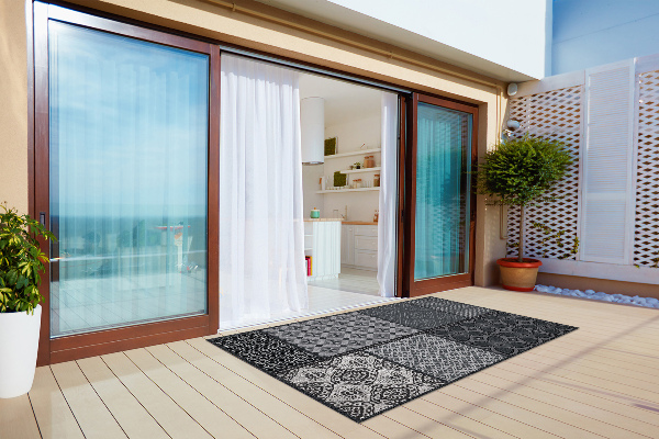 Alfombra terraza Mezcla de diseños