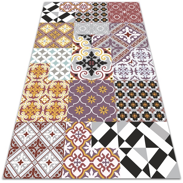 Alfombra exterior Mezcla de mosaico