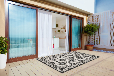 Alfombra terraza Círculo vintage