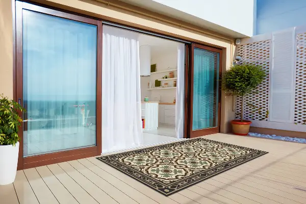Alfombra exterior Patrones ovales