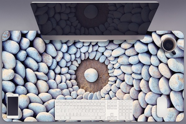 Alfombrilla escritorio Un círculo de piedras