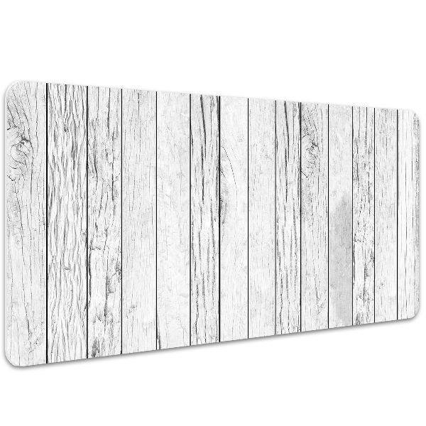 Alfombrilla escritorio Tablas blancas