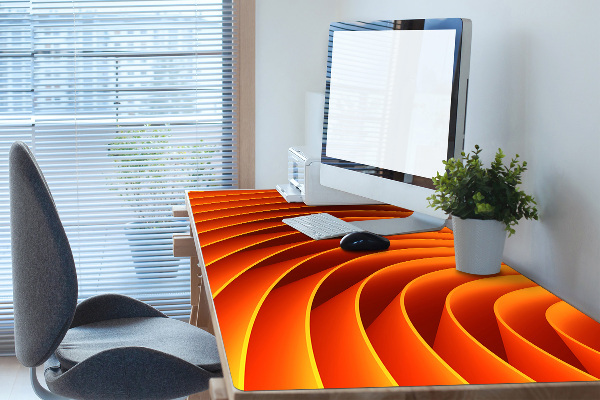 Alfombrilla para escritorio Olas de naranja