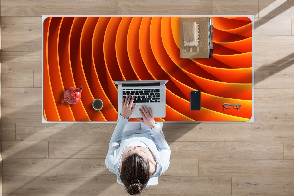 Alfombrilla para escritorio Olas de naranja