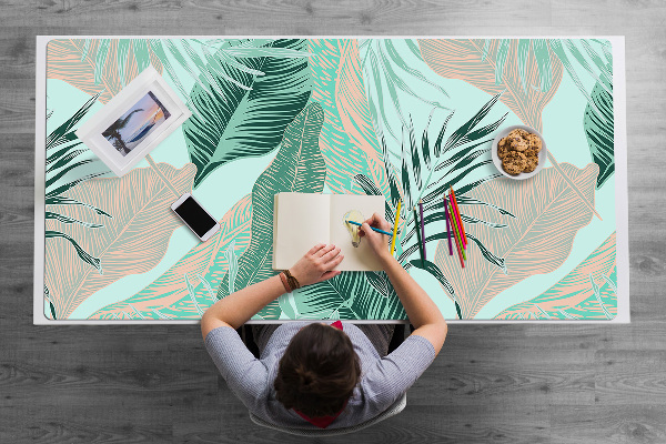 Alfombrilla escritorio Hojas tropicales
