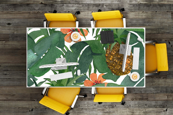 Alfombrilla escritorio Piña tropical