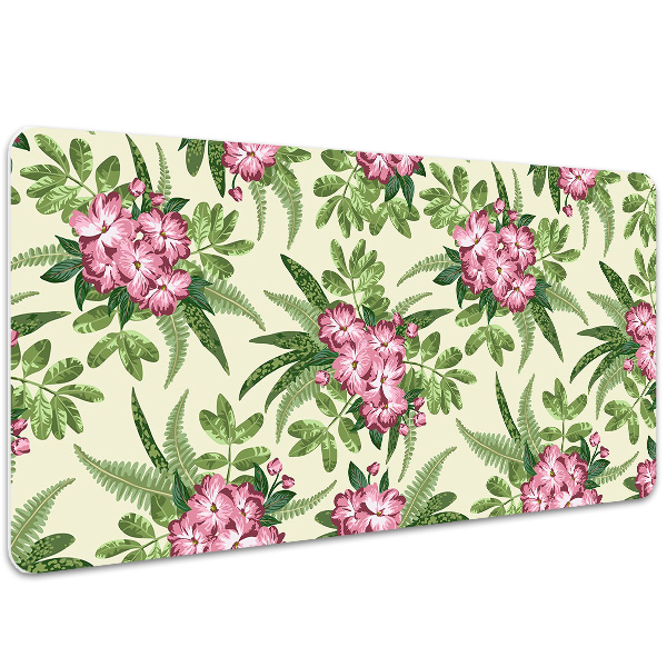 Alfombrilla escritorio Flores tropicales