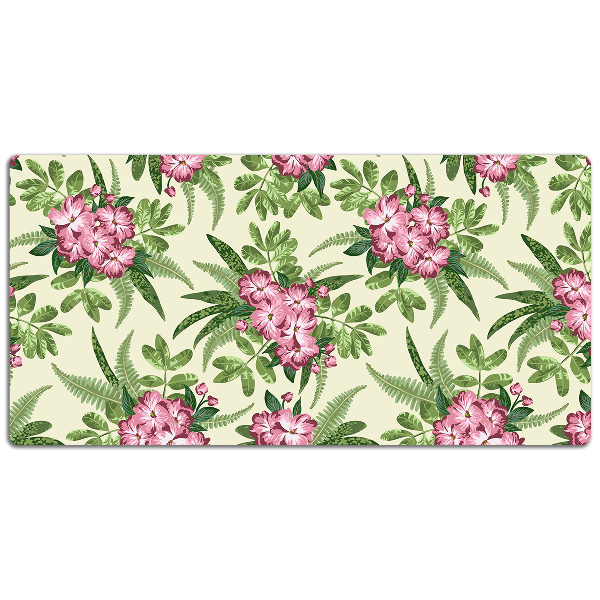 Alfombrilla escritorio Flores tropicales