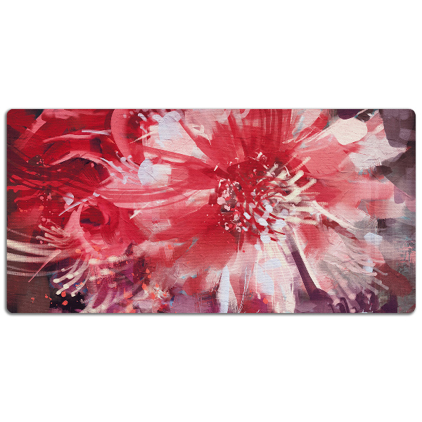 Protector de escritorio Flor roja