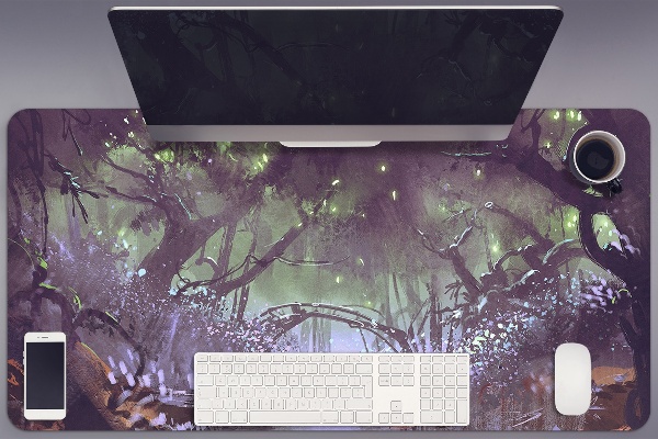 Protector de escritorio Bosque oscuro
