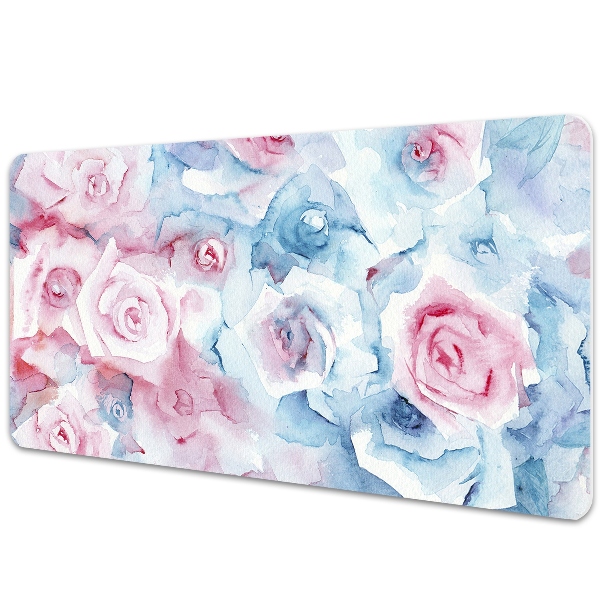 Alfombrilla para escritorio Flores pastel