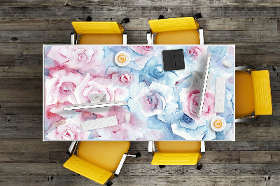 Alfombrilla para escritorio Flores pastel