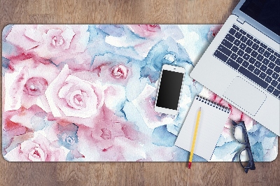 Alfombrilla para escritorio Flores pastel