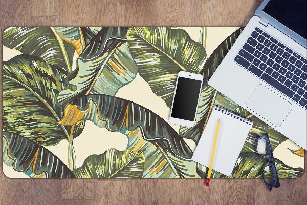 Alfombrilla escritorio Hojas tropicales