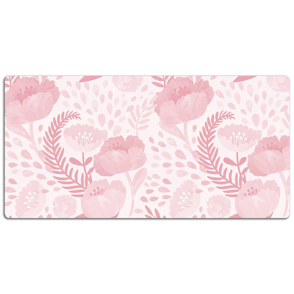Protector de escritorio Amapolas rosadas
