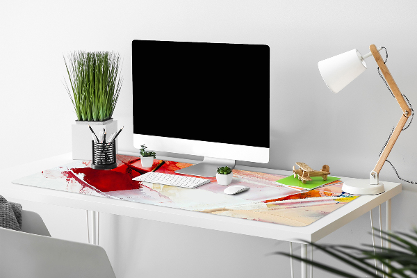 Alfombrilla escritorio Manchas de pintura