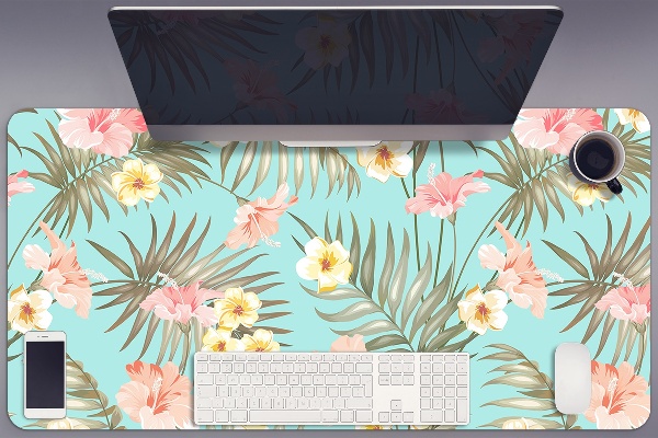 Protector de escritorio Flores pastel