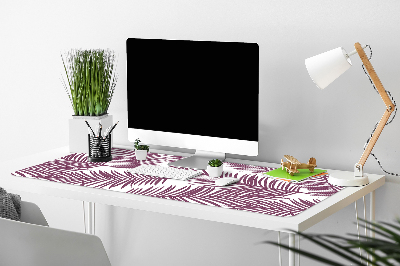 Protector de mesa escritorio Hojas moradas
