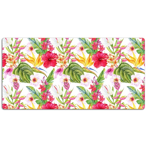 Alfombrilla escritorio Hibisco exótico