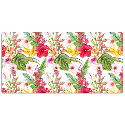 Alfombrilla escritorio Hibisco exótico