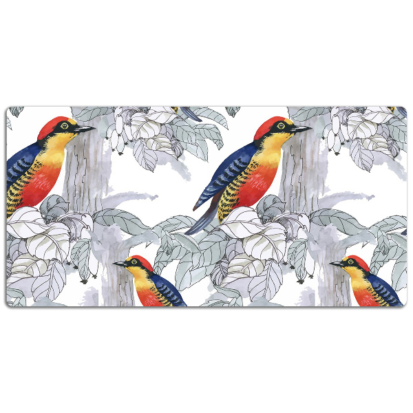Alfombrilla escritorio Pájaros pintados