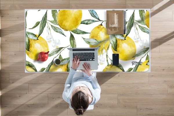 Alfombrilla escritorio Limones pintados