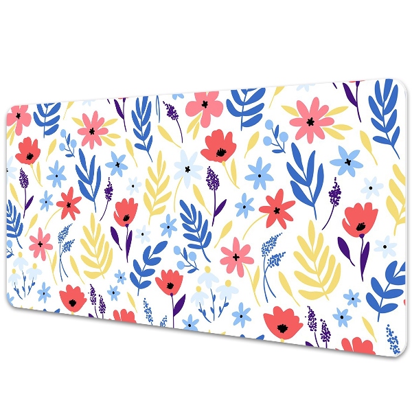 Alfombrilla escritorio Flores coloridas