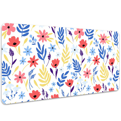 Alfombrilla escritorio Flores coloridas