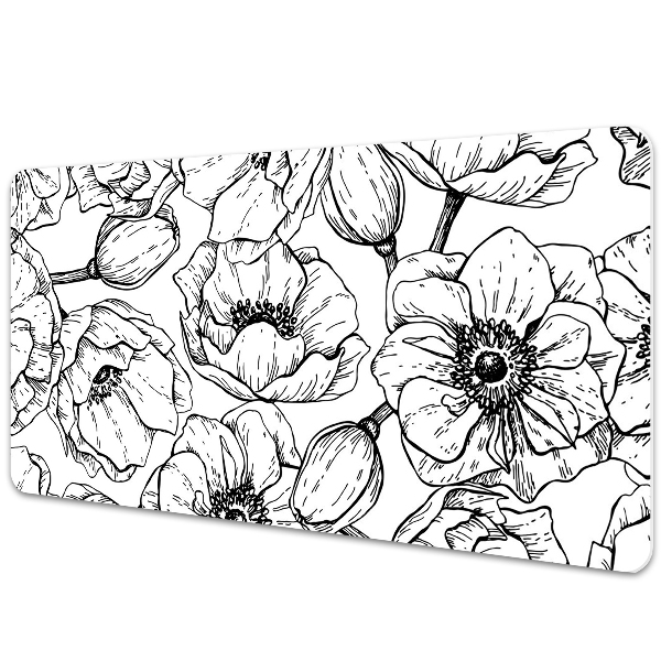 Alfombrilla escritorio Floral