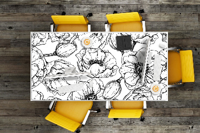 Alfombrilla escritorio Floral