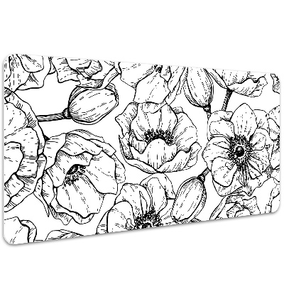 Alfombrilla escritorio Floral