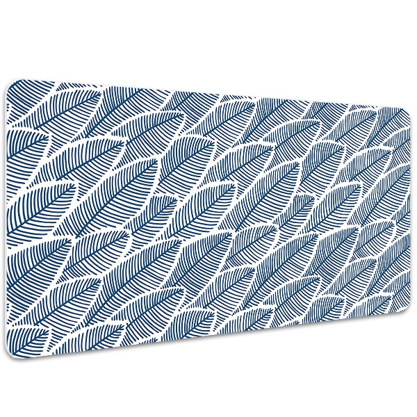 Alfombrilla escritorio Hojas azules