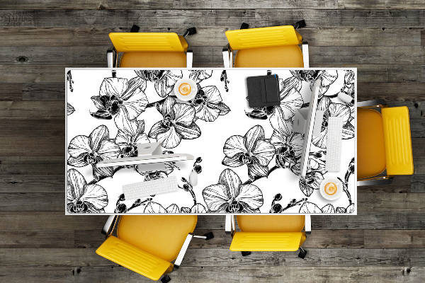 Alfombrilla escritorio Orquídeas