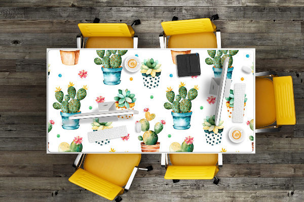 Alfombrilla escritorio Cactus pintado