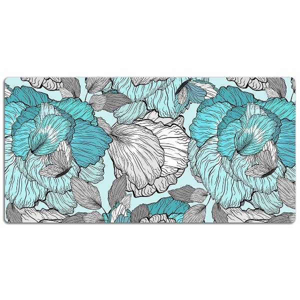 Alfombrilla escritorio Flores de garfillas