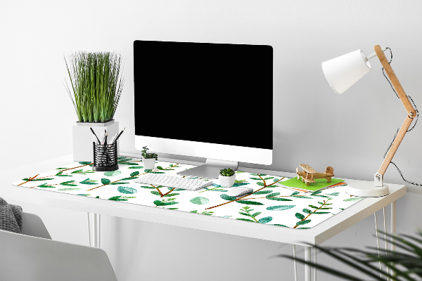 Protector de mesa escritorio Ramas verdes