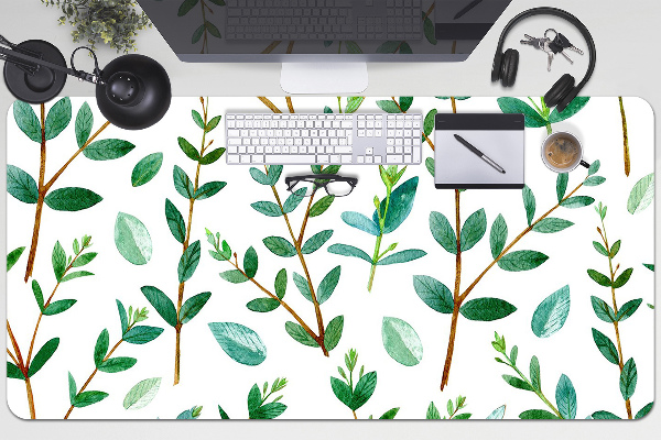 Protector de mesa escritorio Ramas verdes