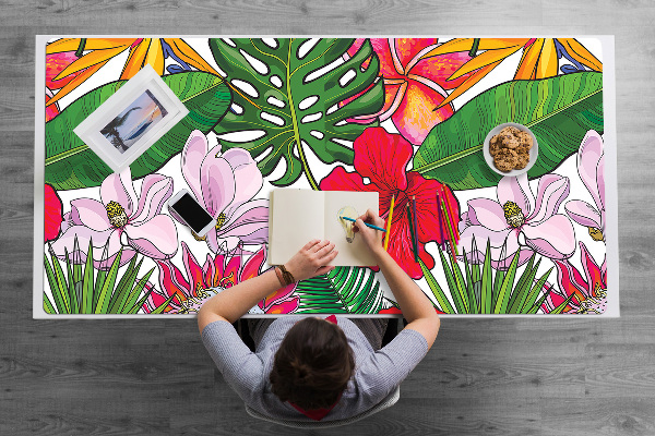 Alfombrilla escritorio Flores coloridas