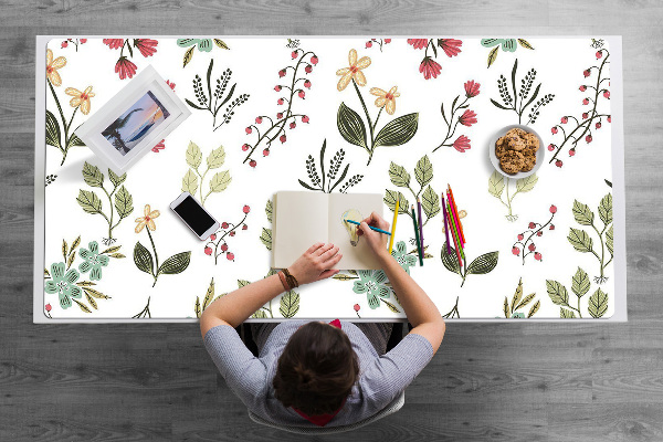 Alfombrilla escritorio Bayas y flores
