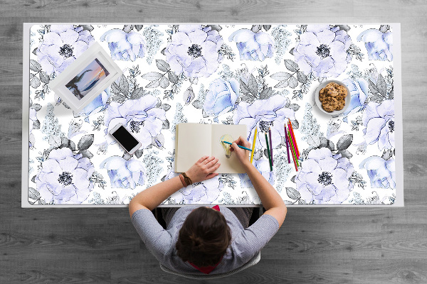 Alfombrilla escritorio Rosas azules