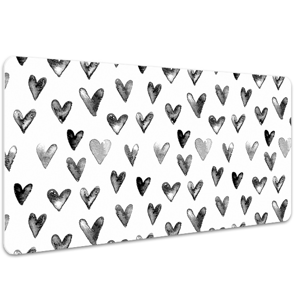 Protector de escritorio Corazones pintados