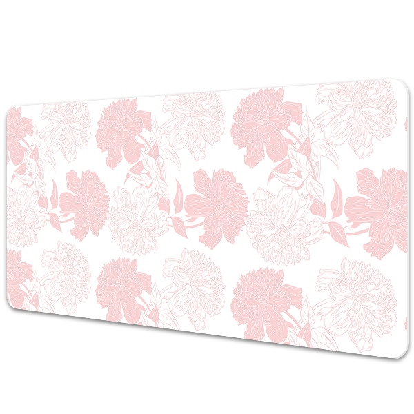 Protector de escritorio Flores rosadas