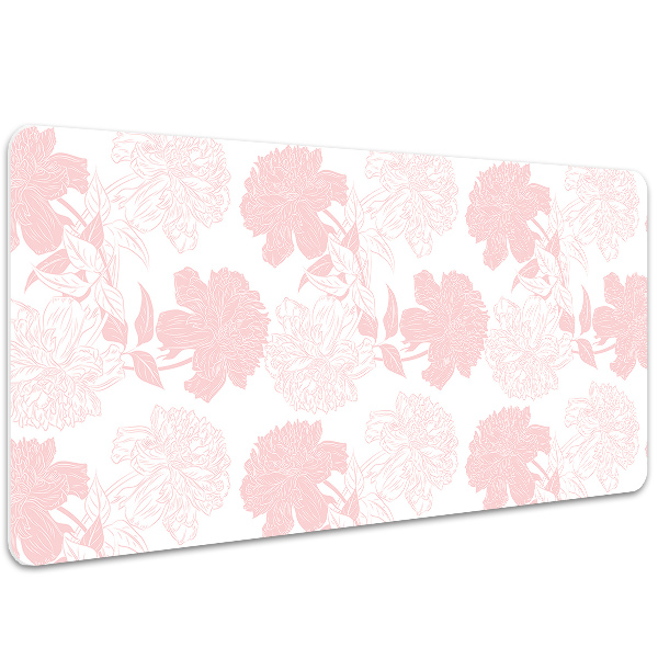 Protector de escritorio Flores rosadas